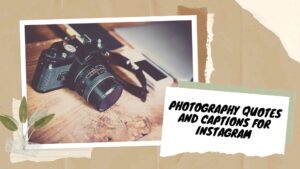 310+ Best Photography Captions For Instagram in (2022)
