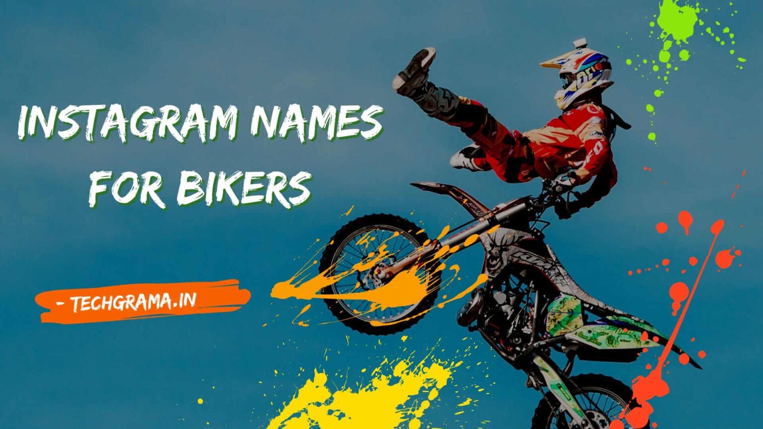 Top 210 Best Instagram Names For Bikers 2024 Techgrama