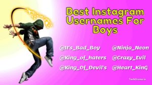 450+ Best And Unique Instagram Usernames For Boys 2023